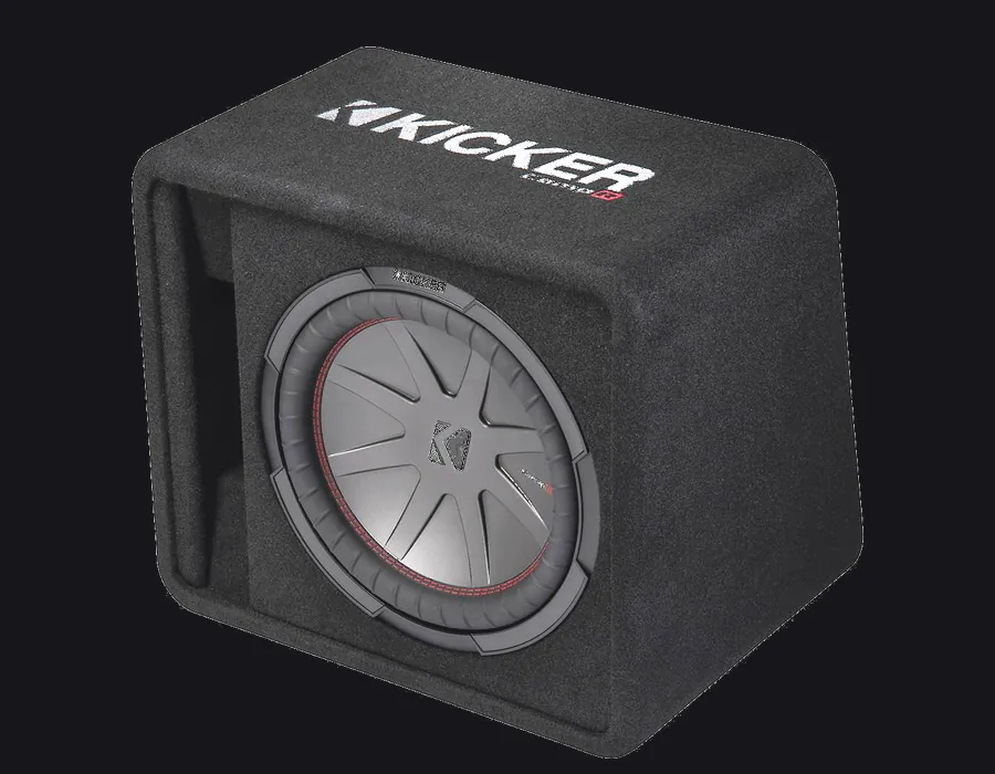 Kicker CompR single 12 subwoofer