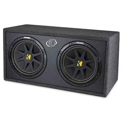 Kicker 10DC122 Dual 12-inch Comp Loaded Enclosure