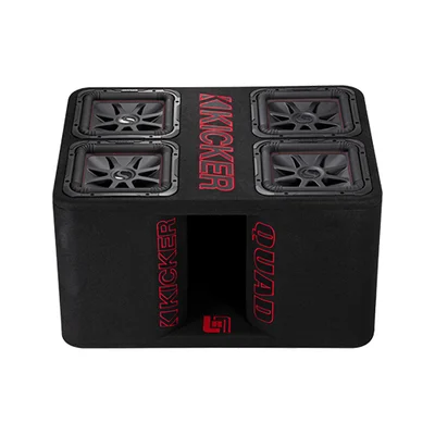 Caja Kicker 47QL7R122 con cuatro subs L7R de 12 pulgadas