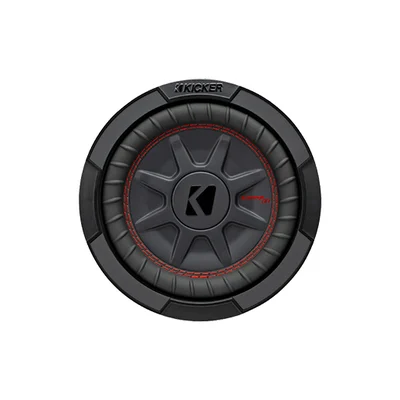 Subwoofer de poca profundidad Kicker CompRT 48CWRT84 de 8 pulgadas, 4 ohms