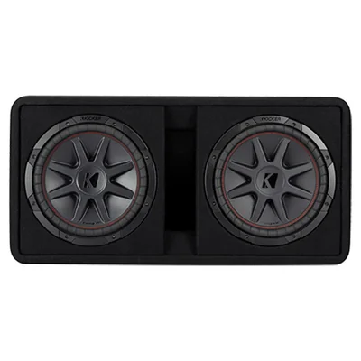 Caja cargada Kicker 48DCVR122 con dos CompVR de 12 pulgadas