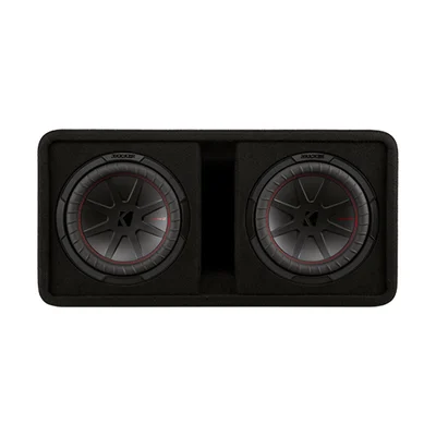 Caja cargada Kicker 48DCWR102 con dos CompR de 10 pulgadas