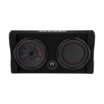 Caja con subwoofer Kicker 48TRTP102 CompRT de 10 pulgadas con disparo hacia abajo