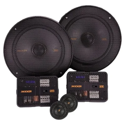 Bocinas de componentes Kicker KS 51KSS6504 de 6.5 pulgadas
