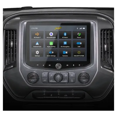 Kit de radio Stinger HORIZON10 RB10GM14X de 10 pulgadas para Chevy Silverado/GMC Sierra 2014–2018