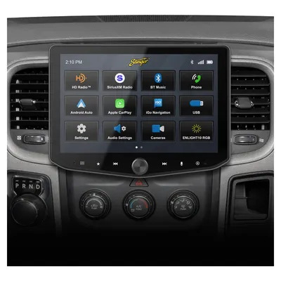 Kit de radio Stinger HORIZON10 RB10RAM13X de 10 pulgadas para Ram 2013–2018
