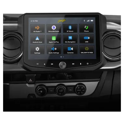 Kit de radio Stinger HORIZON10 RB10TAC16X de 10 pulgadas para Toyota Tacoma 2016–2023